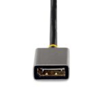 StarTech.com 1ft HDMI to DisplayPort Adapter Cable, 4K 60Hz HDR, USB Powered, Black/Grey