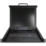 StarTech.com 1U 16-Port Rackmount KVM Console with 17" 1280x1024 LCD Monitor & KVM Cables