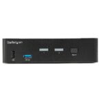 StarTech.com 2 Port DisplayPort KVM Switch 4K 60Hz USB 3.0 Hub TAA Compliant Black