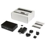 StarTech.com 2 Port DisplayPort KVM Switch 4K 60Hz USB 3.0 Hub TAA Compliant Black
