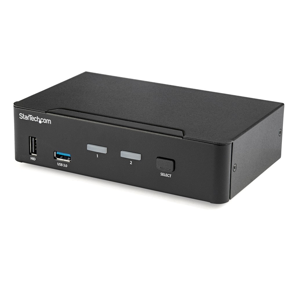StarTech.com 2 Port DisplayPort KVM Switch 4K 60Hz USB 3.0 Hub TAA Compliant Black StarTech.com 2 Port DisplayPort KVM Switch 4K 60Hz USB 3.0 Hub TAA Compliant Black