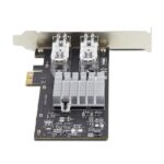 StarTech.com 2-Port GbE SFP Network Card, PCIe 2.0 x1, Intel I350-AM2, 1000 Mbit/s