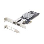 StarTech.com 2-Port GbE SFP Network Card, PCIe 2.0 x1, Intel I350-AM2, 1000 Mbit/s