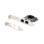 StarTech.com 2-Port Gigabit PCIe Network Adapter Card, Realtek RTL8111H, TAA Compliant