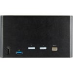 StarTech.com 2 Port Quad Monitor DisplayPort 1.2 KVM Switch - 4K 60Hz, USB 3.0 Hub, Audio