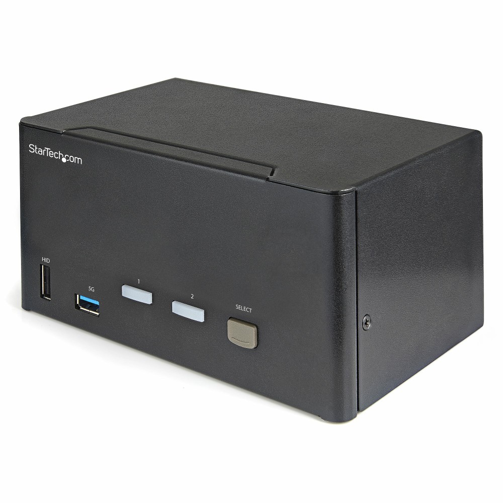StarTech.com 2 Port Triple Monitor DisplayPort KVM Switch 4K 60Hz USB 3.0 Hub Black StarTech.com 2 Port Triple Monitor DisplayPort KVM Switch 4K 60Hz USB 3.0 Hub Black