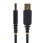 StarTech.com 2-Port USB-A to RS232 Serial Adapter Cable, 0.6m, FTDI, COM Retention, Black/Grey