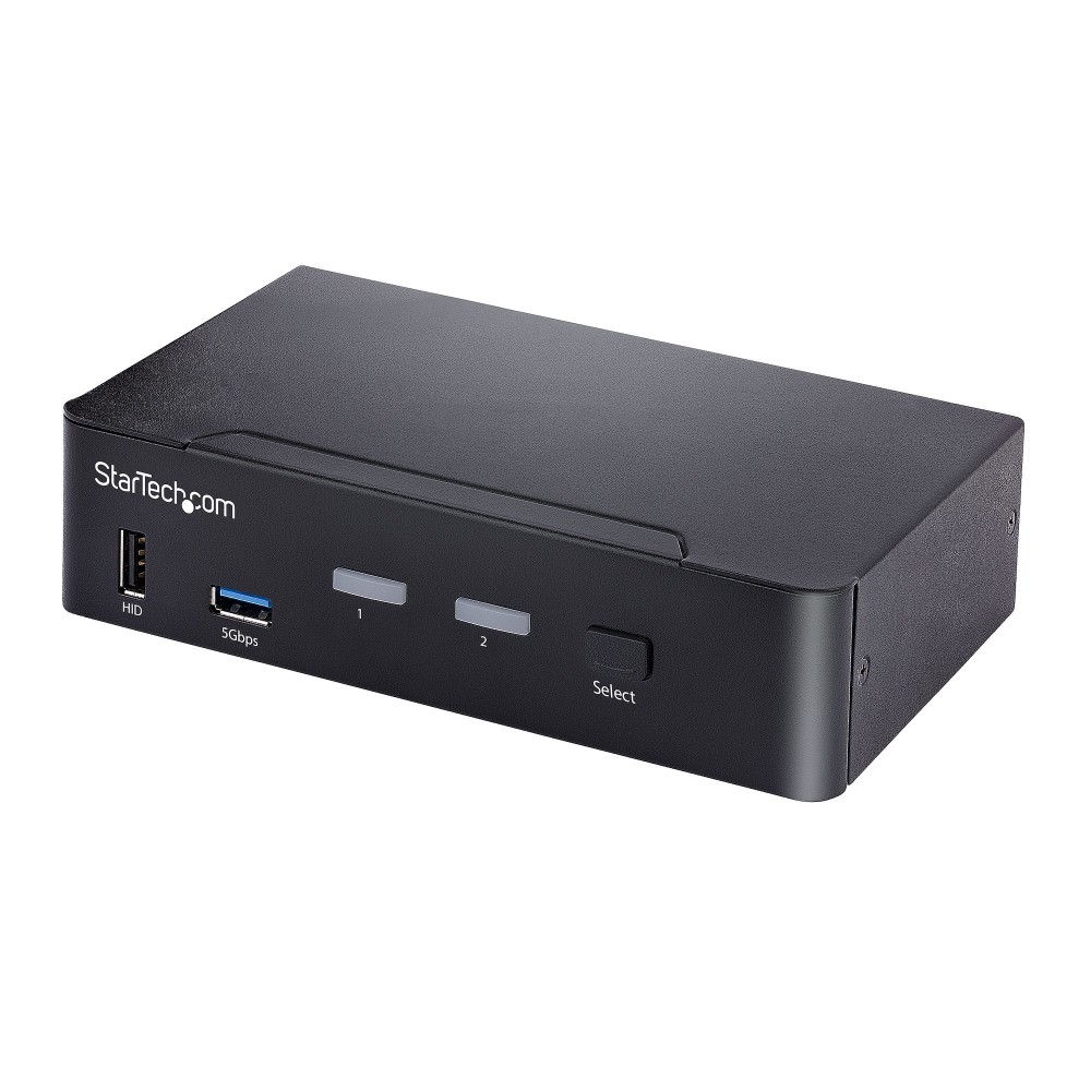 StarTech.com 2-Port USB-C KVM Switch, Single 4K 60Hz DisplayPort Monitor, 6x USB Hub, Black StarTech.com 2-Port USB-C KVM Switch, Single 4K 60Hz DisplayPort Monitor, 6x USB Hub, Black