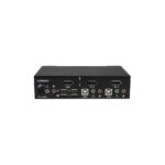 StarTech.com 2 Port USB DisplayPort KVM Switch with Audio, 4K Ultra HD, TAA, Black