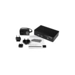 StarTech.com 2 Port USB DisplayPort KVM Switch with Audio, 4K Ultra HD, TAA, Black