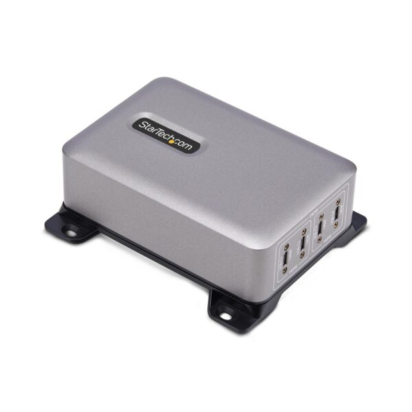 StarTech.com 240W 4-Port USB-C Charger with Power Delivery 3.1, 140W Single Port, Grey