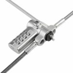 StarTech.com 25-Pack Universal Laptop Lock, 2m Combination Cable, Noble Wedge/Nano/K-Slot, Black/Silver