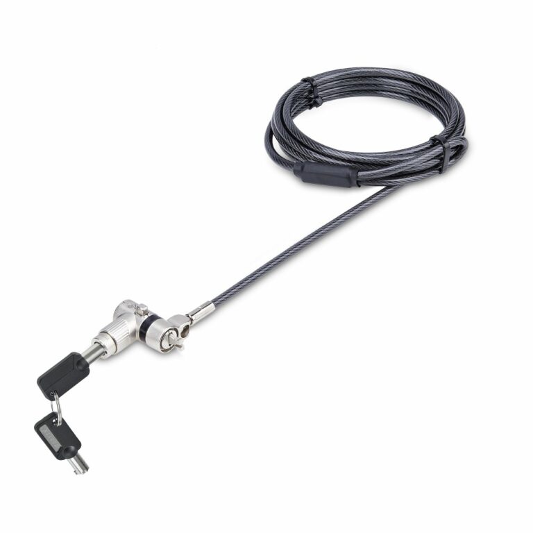 StarTech.com 25-Pack Universal Laptop Lock 2m Master Keyed, Black, Steel