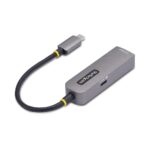 StarTech.com 2.5GbE USB-C to Ethernet Adapter, 100W PD Pass-Through, Grey
