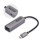 StarTech.com 2.5GbE USB-C to Ethernet Adapter, 100W PD Pass-Through, Grey