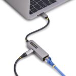 StarTech.com 2.5GbE USB-C to Ethernet Adapter, 100W PD Pass-Through, Grey
