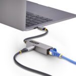 StarTech.com 2.5GbE USB-C to Ethernet Adapter, 100W PD Pass-Through, Grey