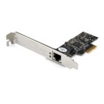 StarTech.com 2.5Gbps PCIe Network Card Realtek RTL8125, 1x RJ-45, 2.5 Gigabit Ethernet, Black