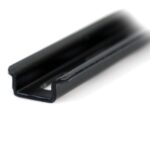 StarTech.com 2U Rackmount DIN Rail Kit - Adjustable Depth with Top Hat, Mini, G Rails - Black