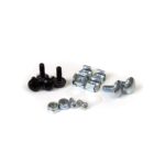 StarTech.com 2U Rackmount DIN Rail Kit - Adjustable Depth with Top Hat, Mini, G Rails - Black