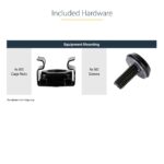 StarTech.com 2U Universal Vented Rack Mount Shelf 16" Depth, 22.6kg Capacity, Black Steel