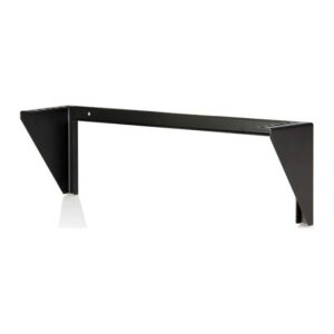 StarTech.com 2U Vertical Wall Mount Patch Panel Bracket Steel 19" Rack with TAA - Black
