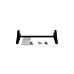 StarTech.com 2U Vertical Wall Mount Patch Panel Bracket Steel 19" Rack with TAA - Black