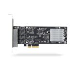 StarTech.com 4-Port 2.5Gbps NBASE-T PCIe Network Card Intel I225-V Black