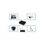 StarTech.com 4-Port Gigabit PoE+ Injector Midspan Hub 802.3at/af, 120W, 2000 Mbps, Black