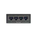 StarTech.com 4-Port Gigabit PoE+ Injector Midspan Hub 802.3at/af, 120W, 2000 Mbps, Black