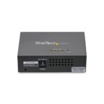 StarTech.com 4-Port Gigabit PoE+ Injector Midspan Hub 802.3at/af, 120W, 2000 Mbps, Black