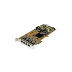 StarTech.com 4 Port Gigabit PoE Network Card PCIe, Full-height, 2000 Mbit/s, TAA