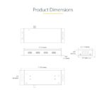 StarTech.com 4-Port Industrial USB 3.2 Gen 1 Hub with ESD Protection, 5Gbps, DIN/Wall/Desk Mountable, Black