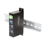 StarTech.com 4-Port Managed USB 3.2 Gen 1 Hub, Heavy Duty Metal Housing, ESD & Surge Protection, Black