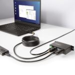 StarTech.com 4-Port Managed USB 3.2 Gen 1 Hub, Heavy Duty Metal Housing, ESD & Surge Protection, Black
