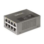 StarTech.com 4-Port Multi-Gigabit PoE++ Injector, 5/2.5/1Gbps Ethernet, 160W Power Budget, Grey