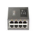StarTech.com 4-Port Multi-Gigabit PoE++ Injector, 5/2.5/1Gbps Ethernet, 160W Power Budget, Grey