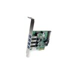 StarTech.com 4 Port PCIe USB 3.2 Gen 1 Controller Card with UASP - 5Gbps - SATA Power