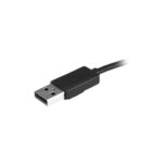StarTech.com 4-Port Portable USB 2.0 Hub Built-in Cable Black/Silver 480 Mbit/s