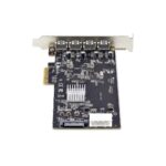 StarTech.com 4-Port USB 3.2 Gen 1 PCIe Card 5Gbps with 4x USB-A Ports Black