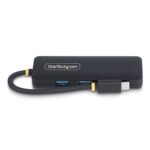 StarTech.com 4-Port USB 3.2 Gen 1 USB-C Hub, 5Gbps, USB-C to 4x USB-A, Black