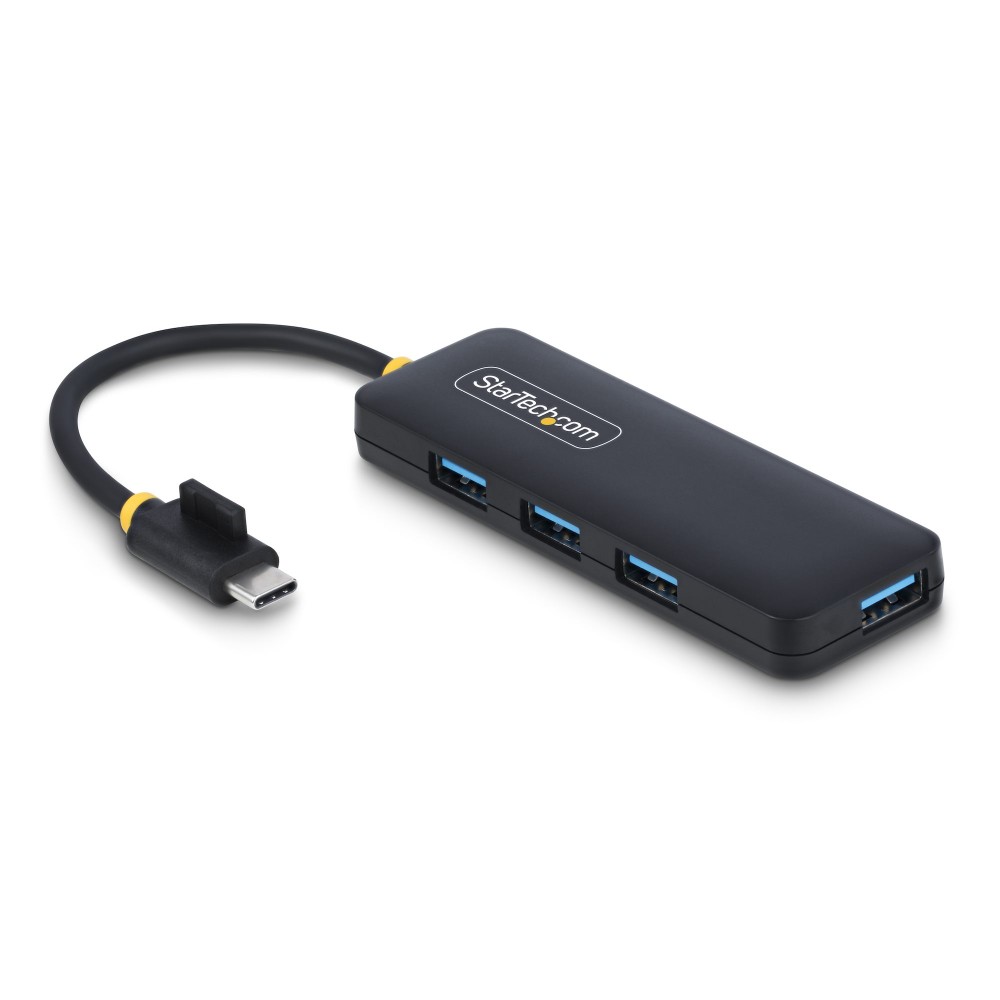 StarTech.com 4-Port USB 3.2 Gen 1 USB-C Hub, 5Gbps, USB-C to 4x USB-A, Black StarTech.com 4-Port USB 3.2 Gen 1 USB-C Hub, 5Gbps, USB-C to 4x USB-A, Black