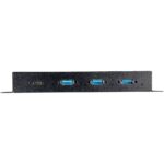 StarTech.com 4-Port USB 3.2 Gen 2 10Gbps Industrial USB-C Hub - Black