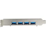 StarTech.com 4-Port USB 3.2 Gen 2 PCIe Card, 10Gbps USB-A, ASM3142/ASM1812 Chipset, Black