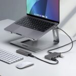 StarTech.com 4-Port USB-C Hub, USB 3.2 Gen 1 (5Gbps), Bus Powered, Micro-USB Auxiliary Power, Grey, 0.3m Cable