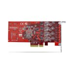 StarTech.com 4-Port USB-C PCIe Card, USB 3.2 Gen 2 10Gbps, 4x Independent USB Controllers, Red