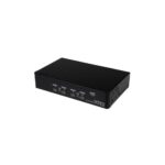 StarTech.com 4 Port USB DisplayPort KVM Switch with Audio, 3840x2400, Black