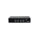 StarTech.com 4 Port USB DisplayPort KVM Switch with Audio, 3840x2400, Black