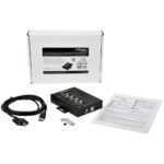 StarTech.com 4 Port USB to RS232/RS422/RS485 Serial Adapter - Industrial Hub, 15kV ESD