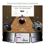 StarTech.com 4-Way Privacy Screen for 12.9" iPad Pro (3rd Gen+), 30 Deg. View, 51% Blue Light Reduction, Matte, Black